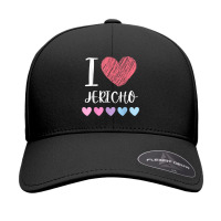 I Love Jericho Personalized Name Cool Birthday Party T Shirt Seamless Cap | Artistshot