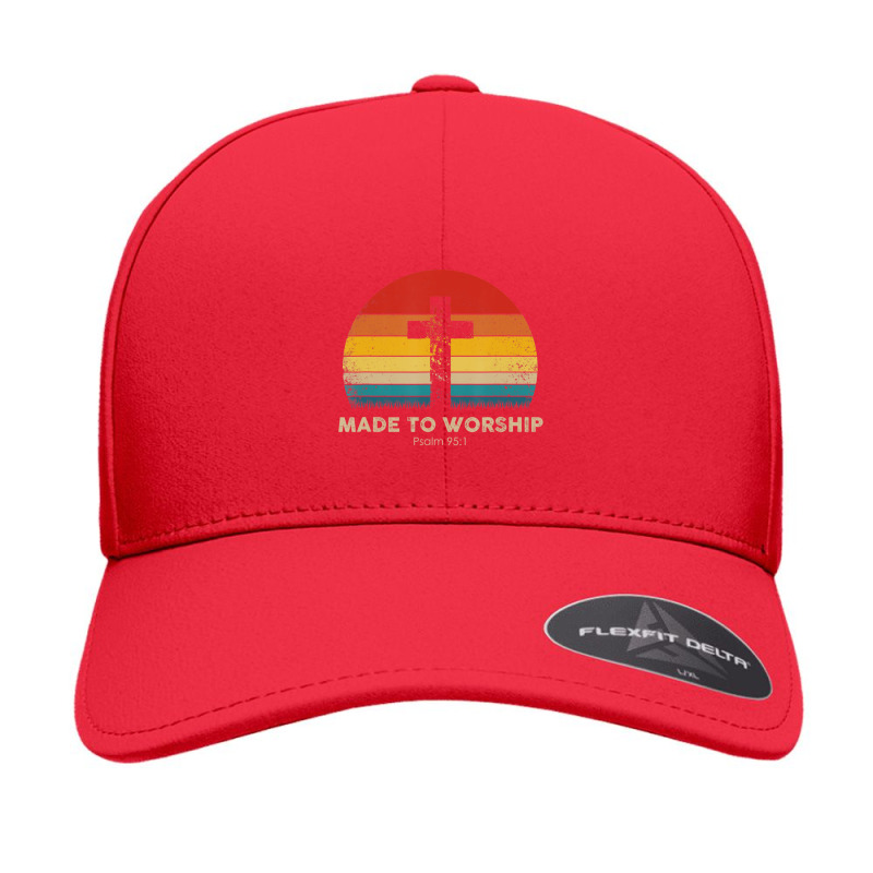 Christian Inspiration Made To Worship Psalm 951 Seamless Cap by cm-arts | Artistshot