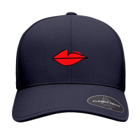 Red Lips As Seen On Villanelle Seamless Cap | Artistshot