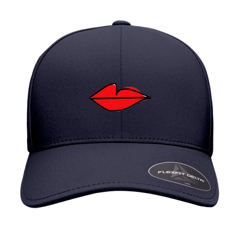 Red Lips As Seen On Villanelle Seamless Cap by cm-arts | Artistshot