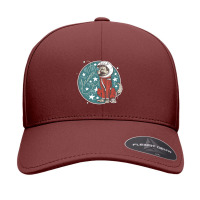 Laika Dog Sputnik Space Space Ussr Seamless Cap | Artistshot