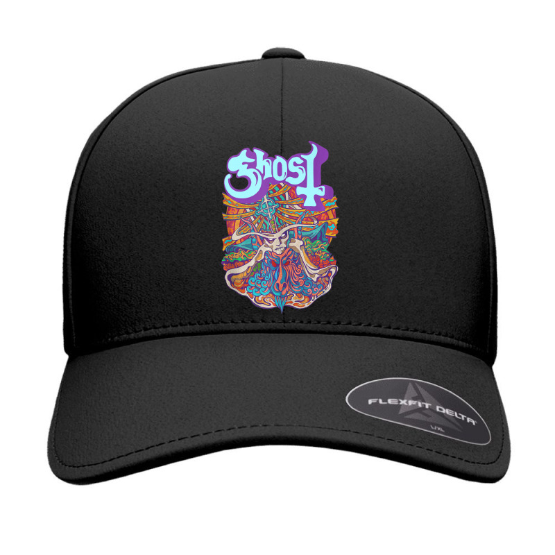 Ghost Seven Inches Of Satanic Panic Seamless Cap by cm-arts | Artistshot