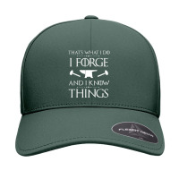 I Forge And I Know Things Blacksmith Forging Seamless Cap | Artistshot