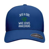 Just A Girl Who Loves Anacondas Funny Anaconda Seamless Cap | Artistshot