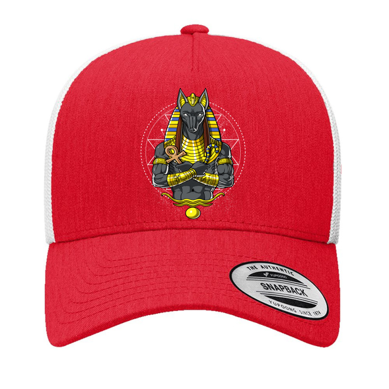 Egyptian God Anubis, Egyptian God Anubis Art, Egyptian God Anubis Vint Yupoong Trucker Cap by SHYYTTR567 | Artistshot