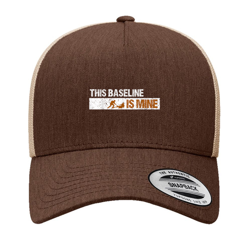 This Baseline Is Mine Baseball Infield Shortstop Tshirt Yupoong Trucker Cap | Artistshot