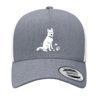 Cute White Siberian Husky Sweet White Snow Dog Yupoong Trucker Cap | Artistshot