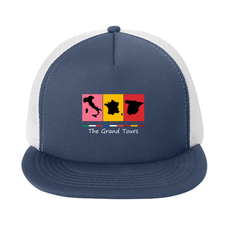 Grand Tours Countries V2 Foam Snapback hat by cm-arts | Artistshot