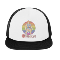 Thundercats Lion-o Rainbow Sunset Poster Foam Snapback Hat | Artistshot