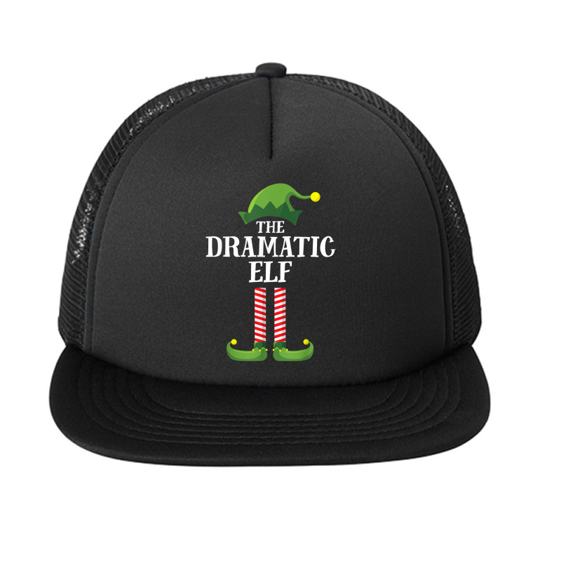 Dramatic Elf Matching Family Group Christmas Party Pajama Foam Snapback hat by StaceyDebbie | Artistshot