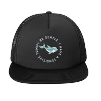 Be Gentle I Have A Sensitive Tummy Foam Snapback Hat | Artistshot