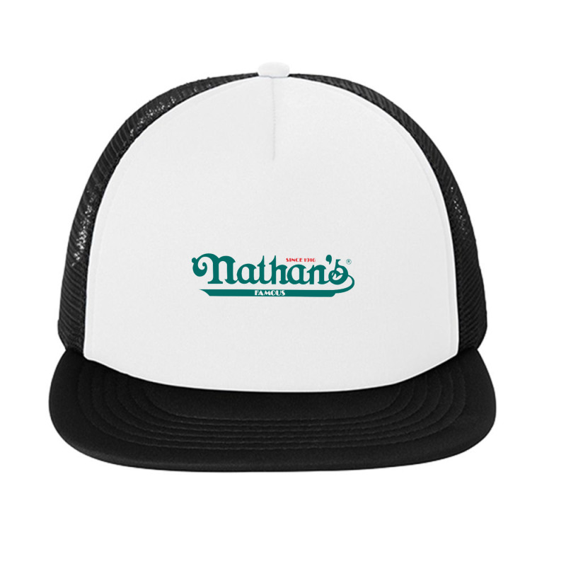 Nathan's Famous Resto Foam Snapback hat by Leslietorresw | Artistshot