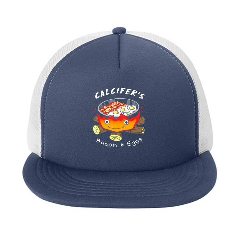 Calcifer's Bacon And Egg Cook Food Lover Foam Snapback hat by Kosdapen517 | Artistshot