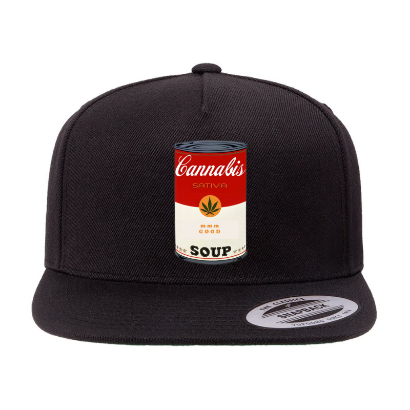 Cannabis 5 panel snapback cap by cm-arts | Artistshot