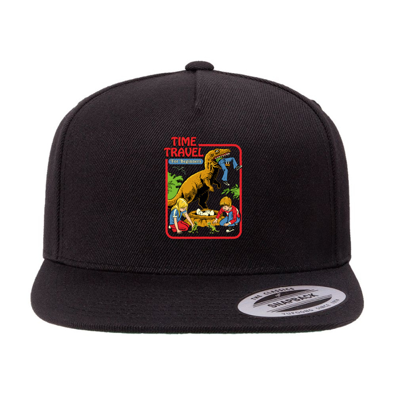 Time Travel For Beginners 5 panel snapback cap by SusieTucker | Artistshot