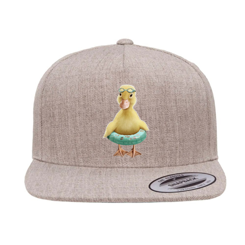 Duck Magnet 5 panel snapback cap by YURIYAMIGUD | Artistshot