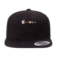 Solarsystem Planets Astrology Science Moon T Shirt 5 Panel Snapback Cap | Artistshot