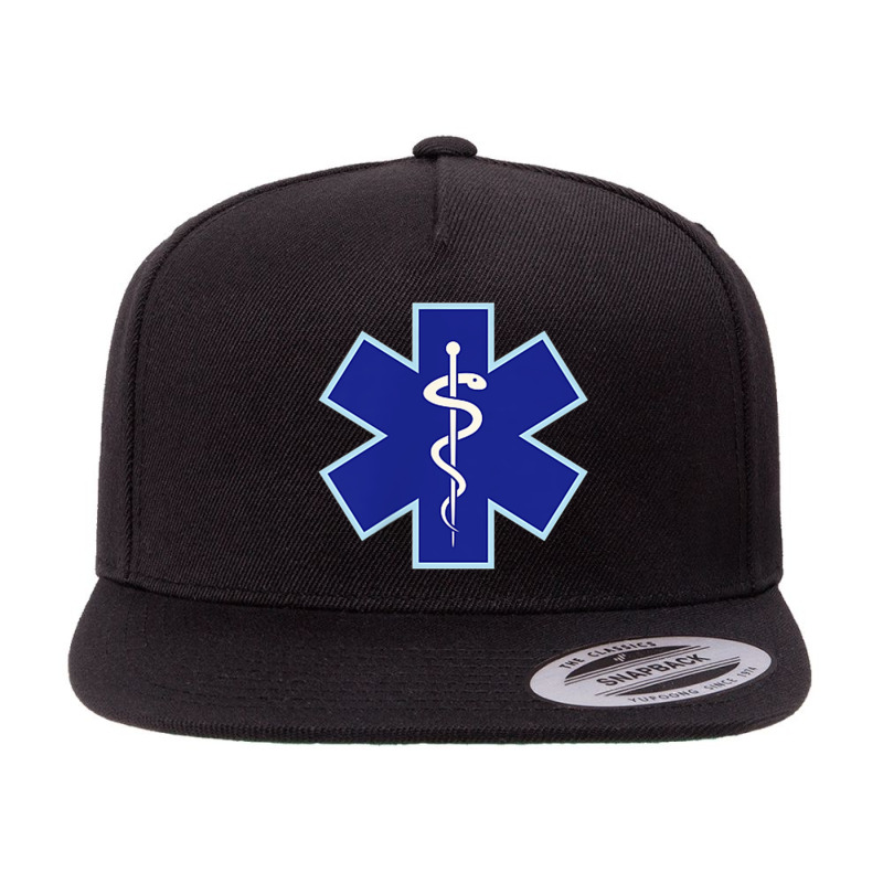 Emergency Medical Technician Emt Ems Men Women Paramedic 5 Panel Snapback Cap | Artistshot