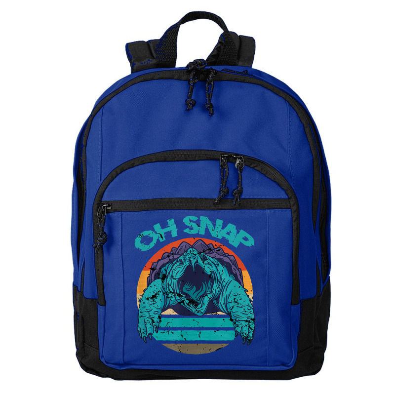 Alligator Snapping Turtle Men Women Shirt Snap Basic Backpack | Artistshot