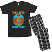 Funny North Shore Vacation   Fun Sloth Premium Men's T-shirt Pajama Set | Artistshot