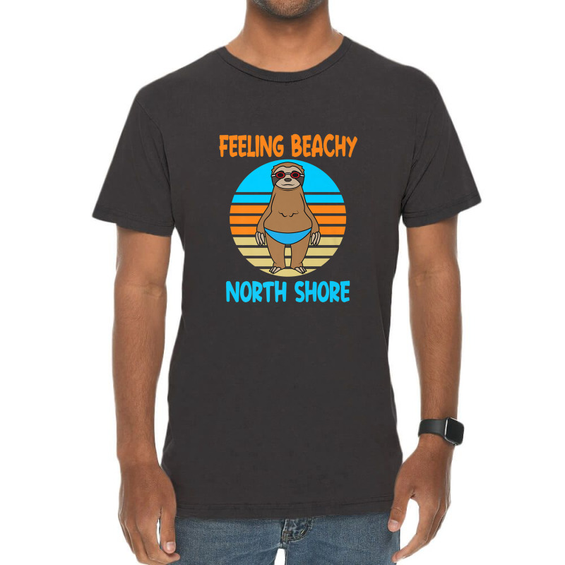 Funny North Shore Vacation   Fun Sloth Premium Vintage T-shirt | Artistshot