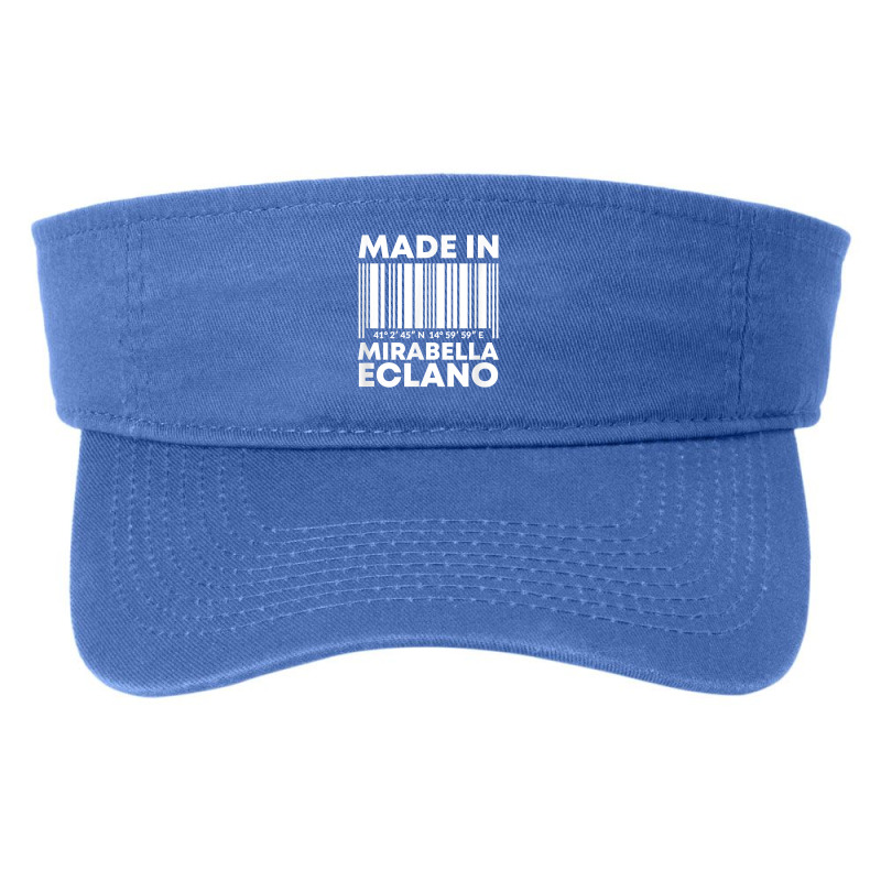 Made In Mirabella Eclano Barcode T Shirt Fashion Visor | Artistshot