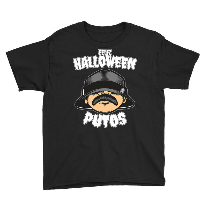 Feliz Halloween Putos Youth Tee by Teresa Simmons | Artistshot