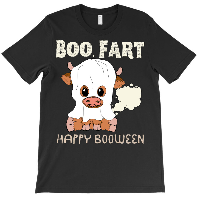 Boo Fart Funny Farting Cow Ghost For Halloween T-shirt | Artistshot