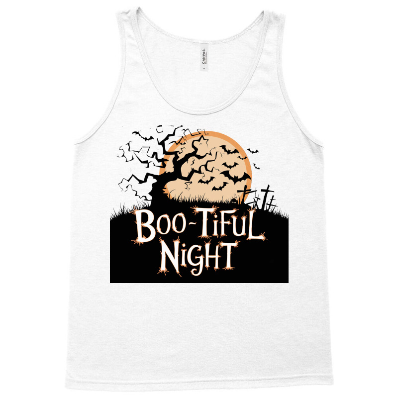 Boo Tiful Night. Halloween Tank Top | Artistshot