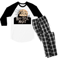 Boo Tiful Night. Halloween Men's 3/4 Sleeve Pajama Set | Artistshot