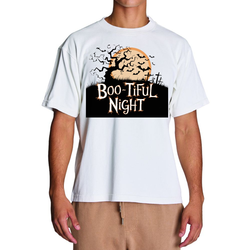 Boo Tiful Night. Halloween Urban Heavy T-shirt | Artistshot