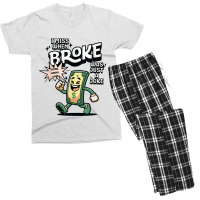 I Miss When Broke Was Just A Joke Money Economy Men's T-shirt Pajama Set | Artistshot