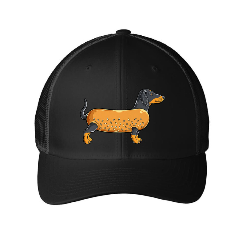 Pun Sausage Dog Mesh cap by Teresa Simmons | Artistshot