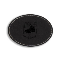 Adventure Club, Let's Get Lost, Usa Oval Leatherette Patch | Artistshot