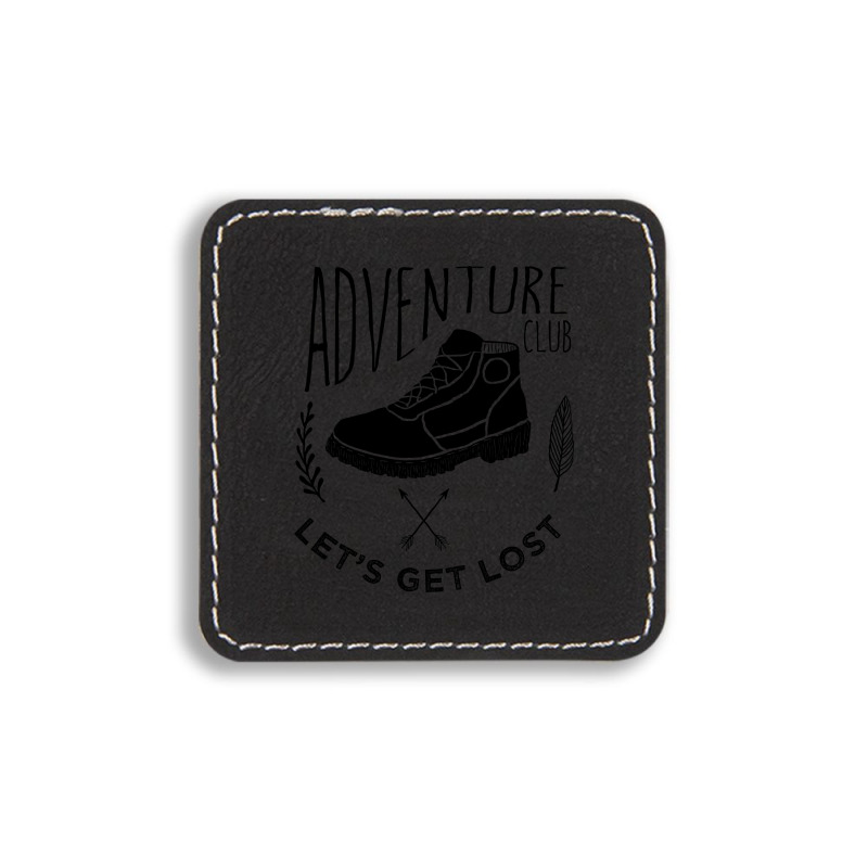 Adventure Club, Let's Get Lost, Usa Square Leatherette Patch | Artistshot