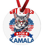 Cat Ladies For Kamala 2024 Ornament | Artistshot