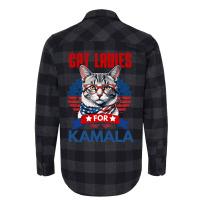 Cat Ladies For Kamala 2024 Flannel Shirt | Artistshot