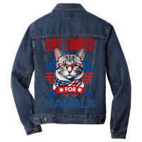 Cat Ladies For Kamala 2024 Men Denim Jacket | Artistshot