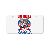 Cat Ladies For Kamala 2024 Bicycle License Plate | Artistshot