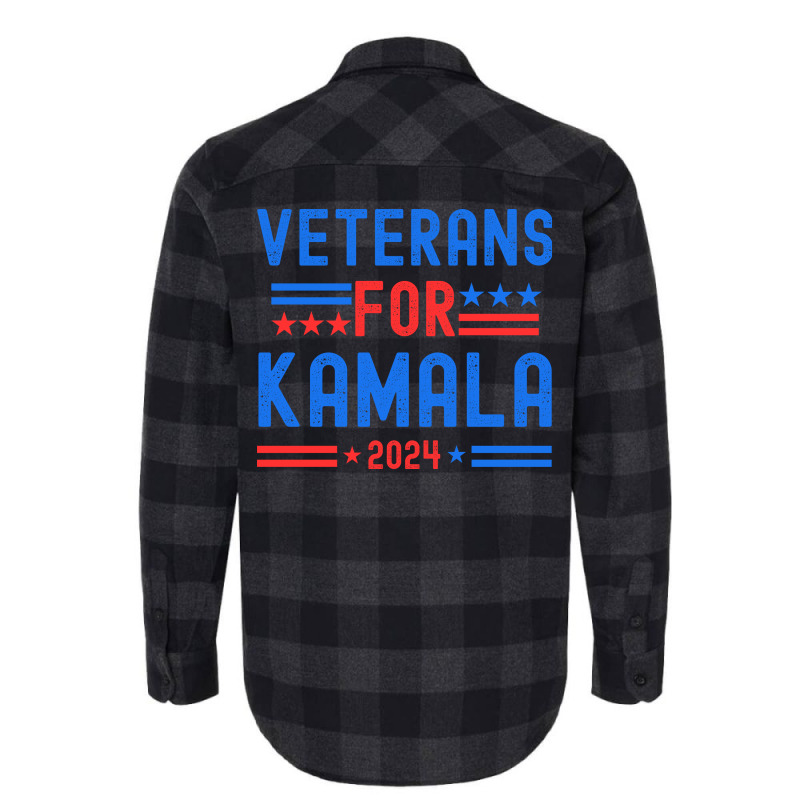 Veterans For Kamala Flannel Shirt | Artistshot