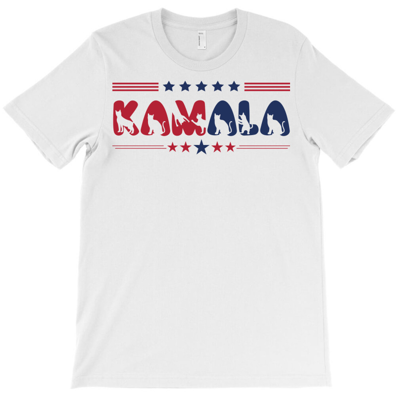 Kamala Cats Typography T-shirt | Artistshot