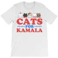 Cats For Kamala T-shirt | Artistshot