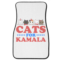 Cats For Kamala Front Car Mat | Artistshot