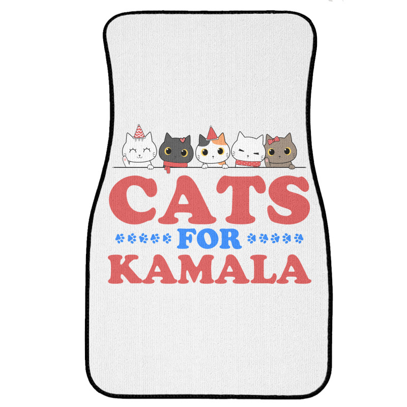 Cats For Kamala Front Car Mat | Artistshot