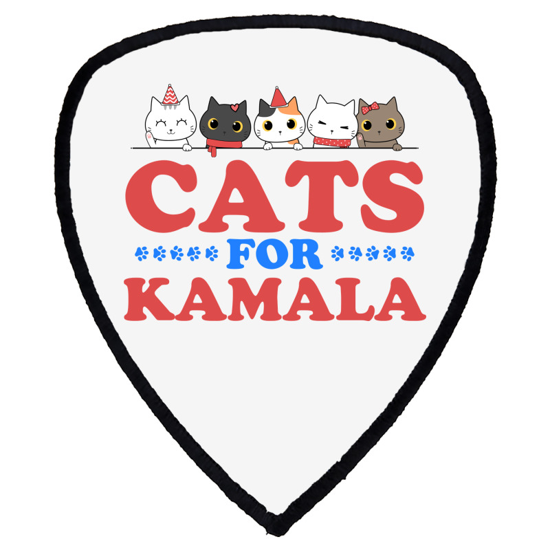 Cats For Kamala Shield S Patch | Artistshot