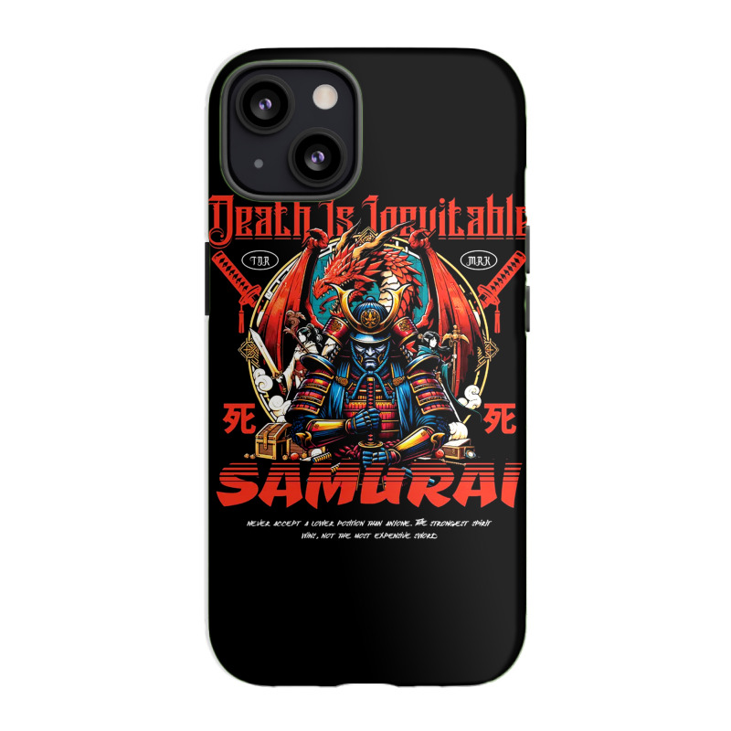 Samurai - Death Is Inevitable Iphone 13 Case | Artistshot