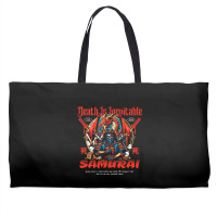 Samurai - Death Is Inevitable Weekender Totes | Artistshot