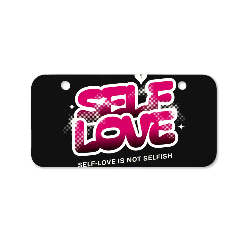 Self Love Bicycle License Plate | Artistshot