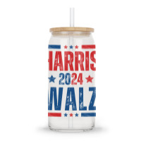 Kamala Harris 2024 Walz Glass Tumbler | Artistshot