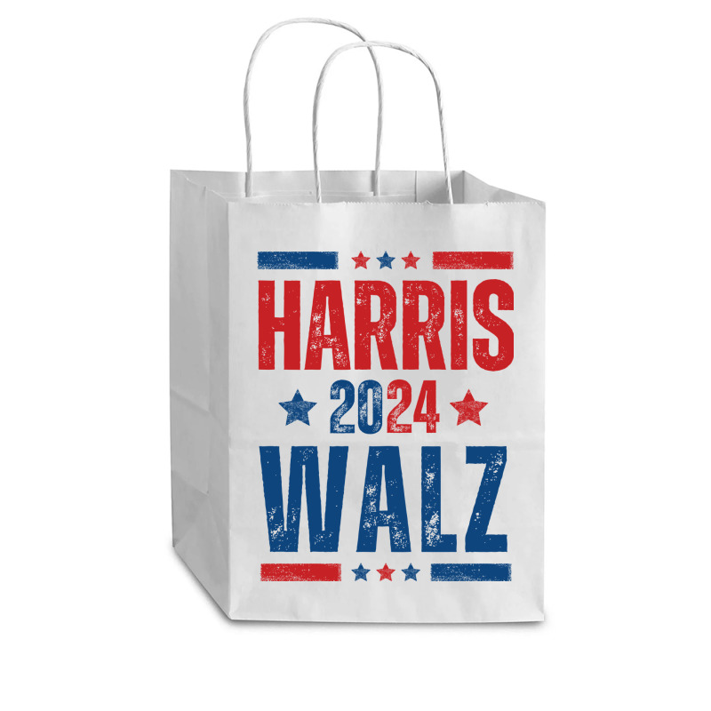 Kamala Harris 2024 Walz Cub Paper Bag - 8 X 4 1/2 X 10 1/4 | Artistshot